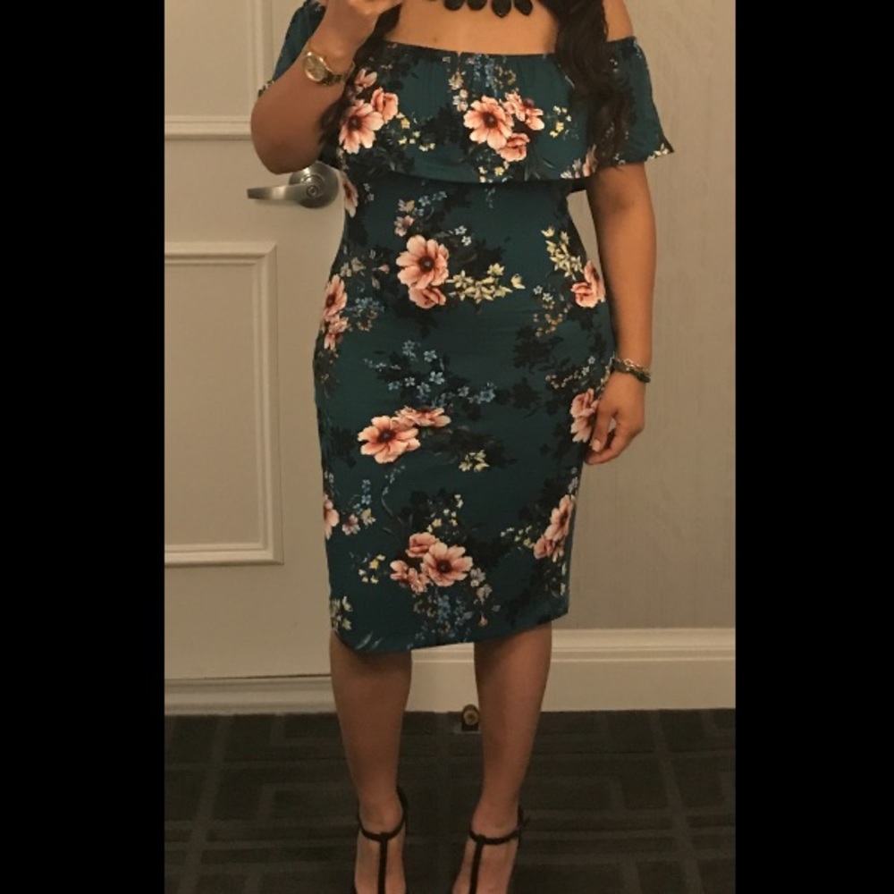 Off the shoulder dress